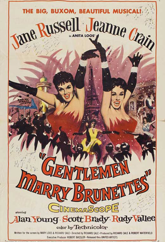 Джентльмены женятся на брюнетках (1955) смотреть онлайн
